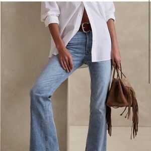 Banana Republic Women’s The Flare Jeans Light Wash
